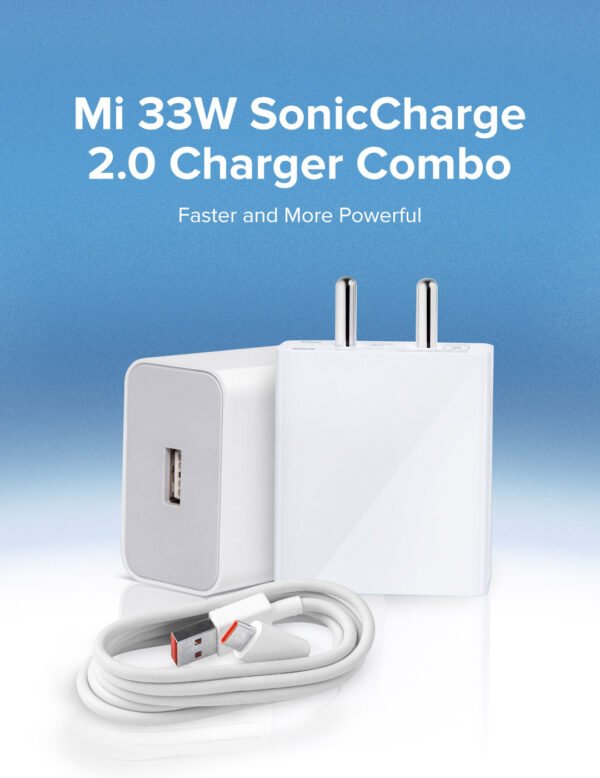 Mi 33W SonicCharge 2.0 Charger Combo