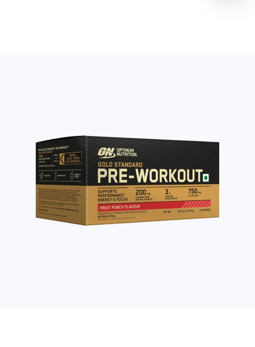 Optimum Nutrition (ON) Gold Standard Fruit Punch Pre Workout