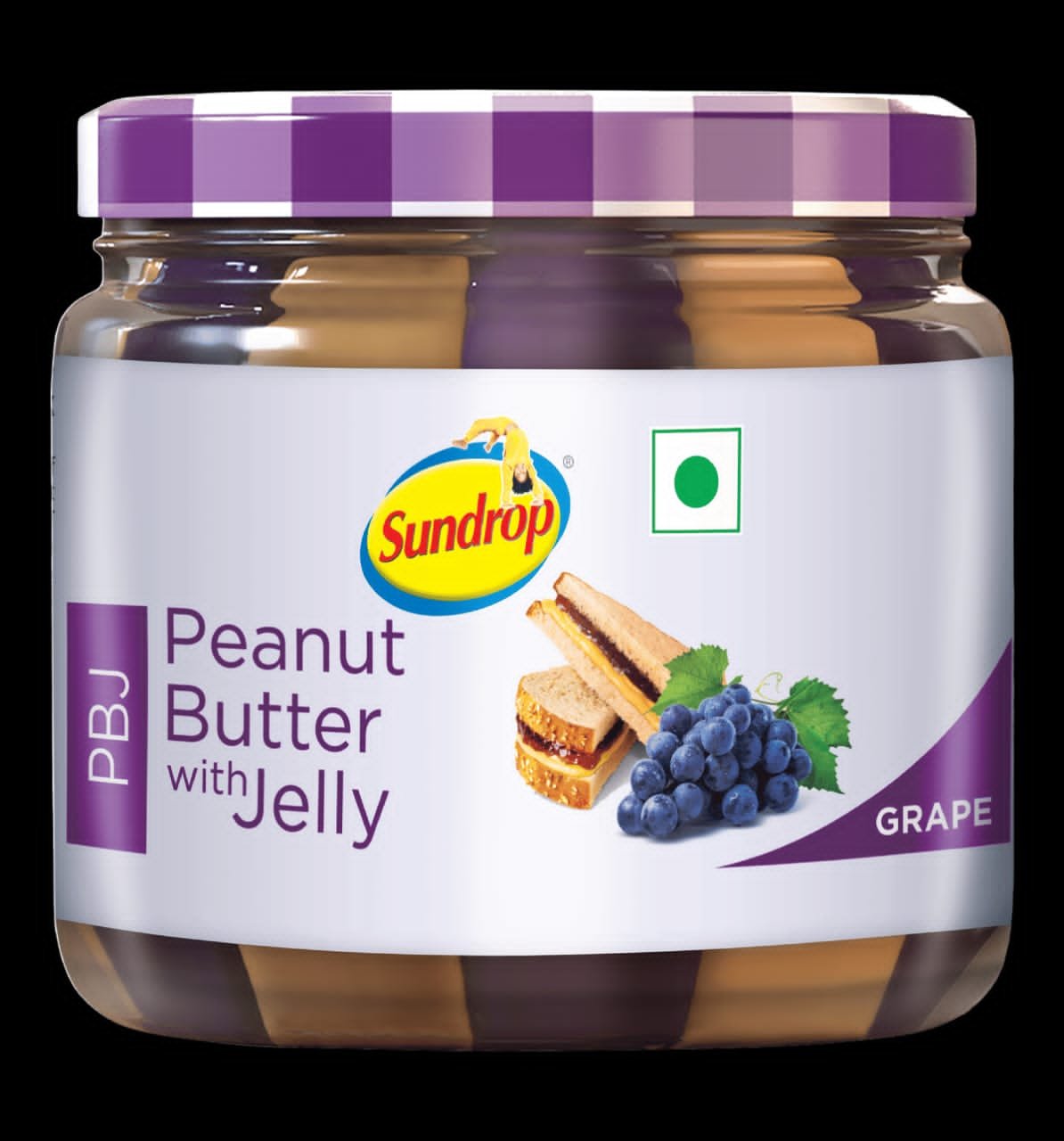 Sundrop Peanut Butter with Jelly Grapes Flavour