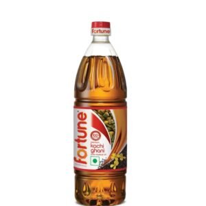 Fortune Kachi Ghani Pure Mustard Oil 1L (Pet Bottle)