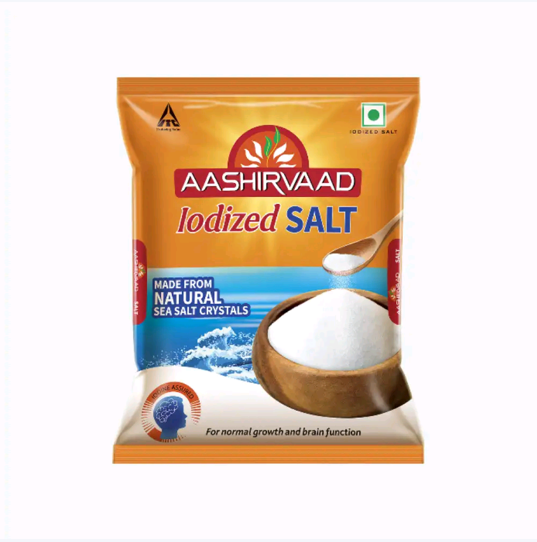Aashirwad Iodised Natural Salt (1kg)