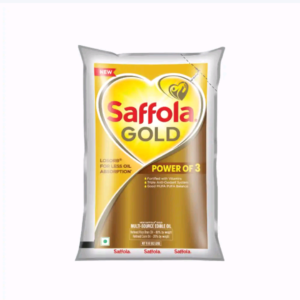 Saffola Gold Corn & Rice Bran Refined Blended Cooking Oil (1 ltr)