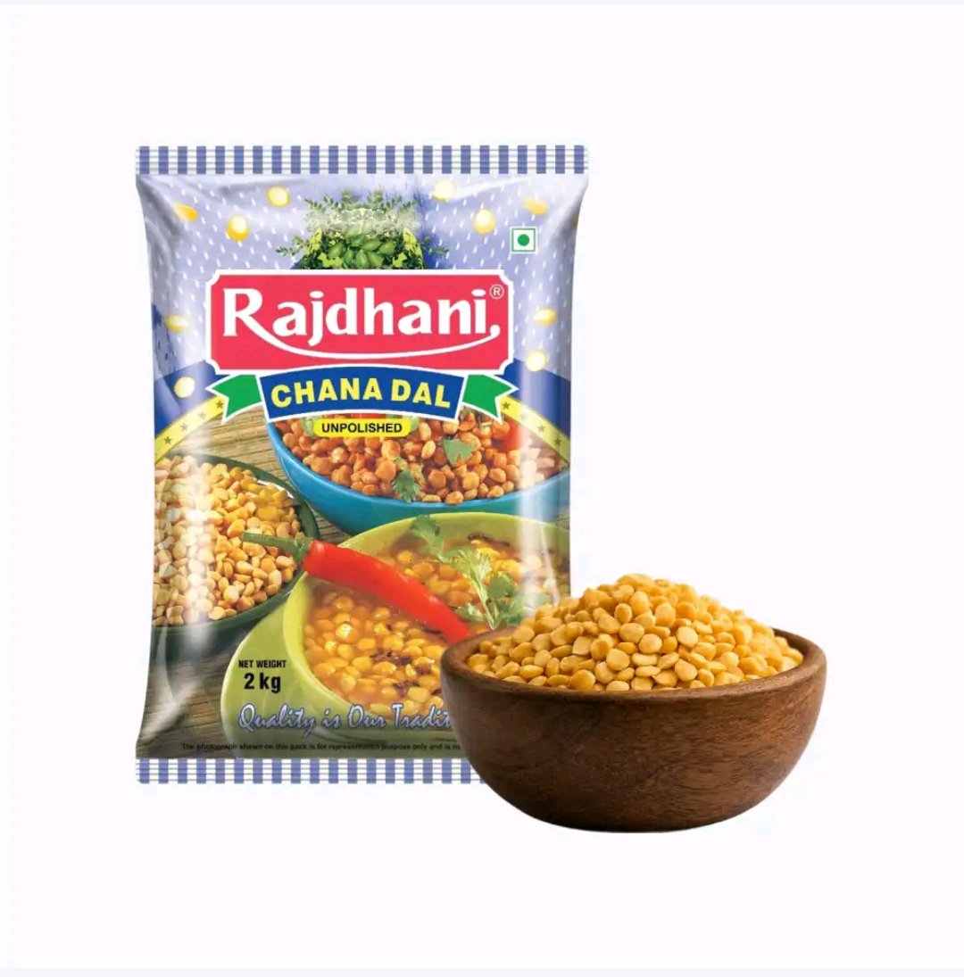 Rajdhani Chana Dal Unpolished (2kg)