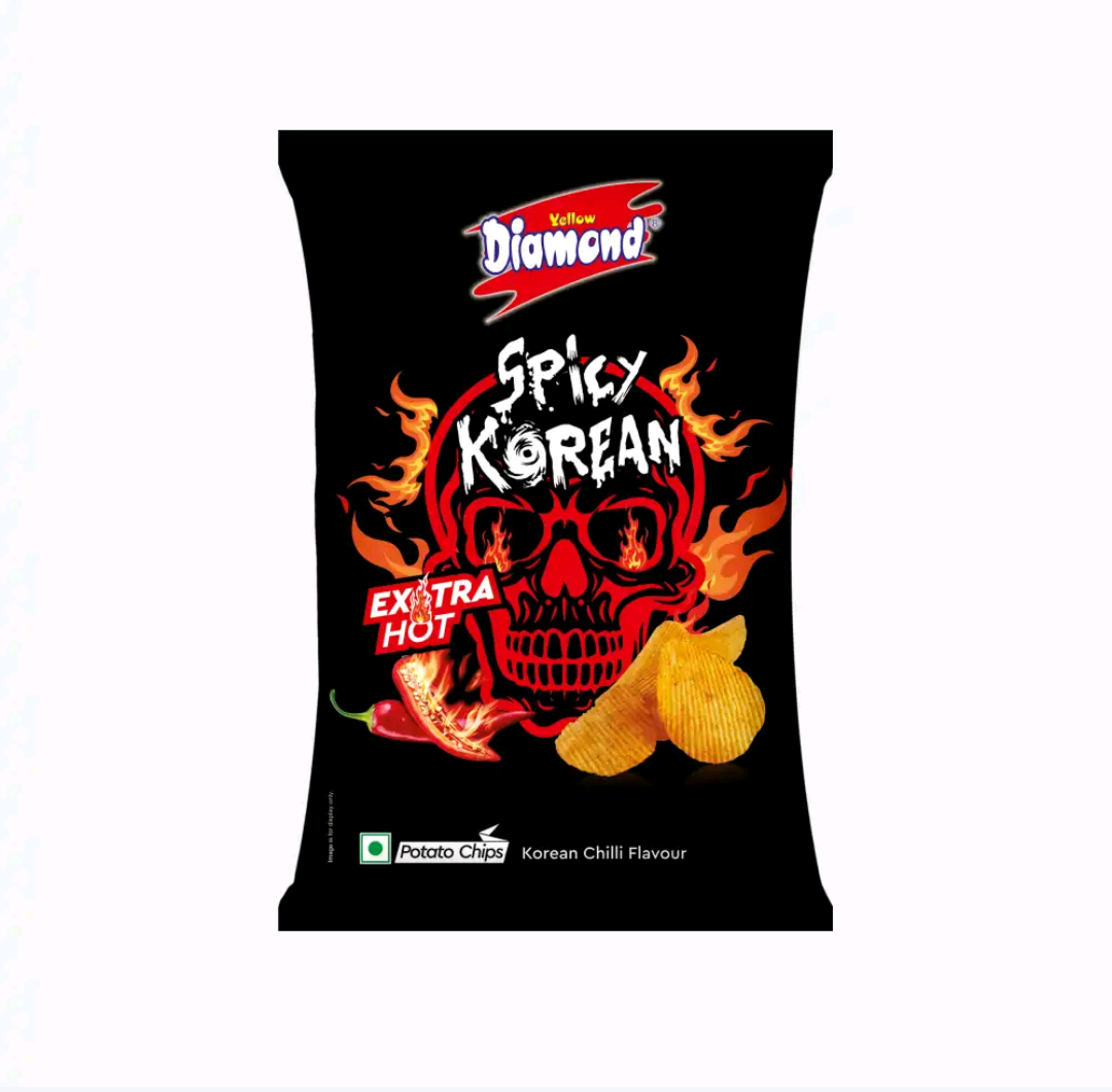 Yellow Diamond Spicy Korean Potato Chips (85g)