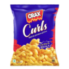 Crax Curls Chatpata Masala Puffs Snacks | Crispy & Tasty (82g or 88g)