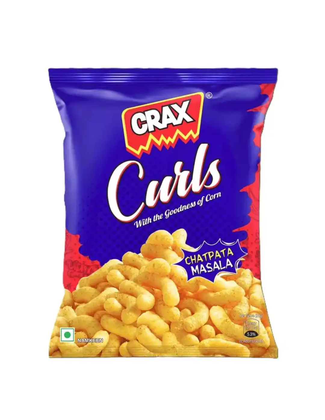 Crax Curls Chatpata Masala Puffs Snacks | Crispy & Tasty (82g or 88g)