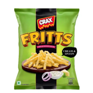 Crax Fritts Sour Cream & Onion Corn & Potato Stick Snacks (78g or 84g)