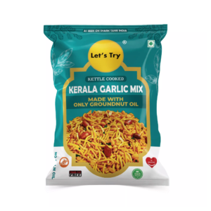 Let's Try Kerala Garlic Mix | Regional Namkeen (173g)