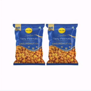 Let's Try Signature Tasty Peanuts Namkeen Pack of 2 (2×120g)