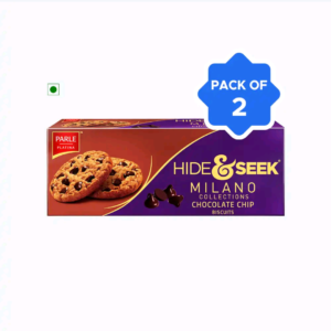 Parle Milano Hide & Seek Milano Choco Chip Biscuits Pack of 2 (2×60g)
